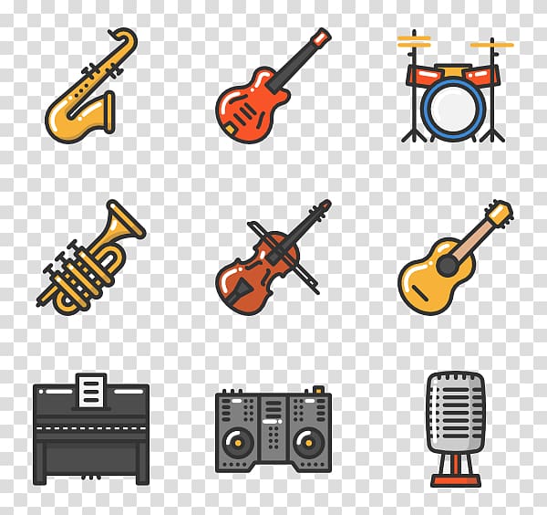 Musical Instruments Orchestra Computer Icons, musical instruments transparent background PNG clipart