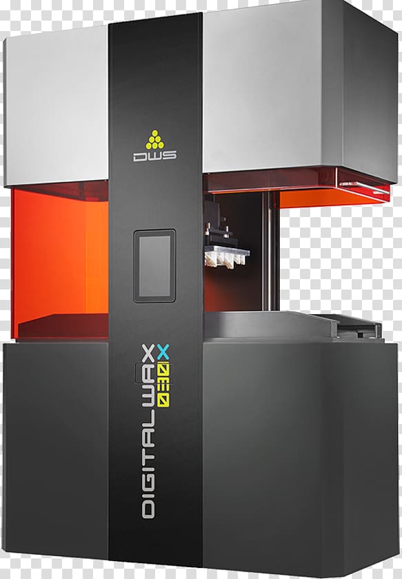 Stereolithography 3D printing Printer Dws Srl Manufacturing, printer transparent background PNG clipart