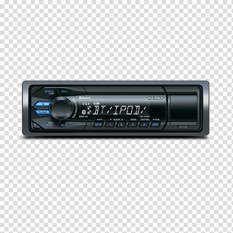 Vehicle audio Sony Car Radio receiver Bluetooth, sound system transparent background PNG clipart