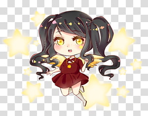 Black hair Mangaka Desktop Anime, Anime transparent background PNG clipart thumbnail