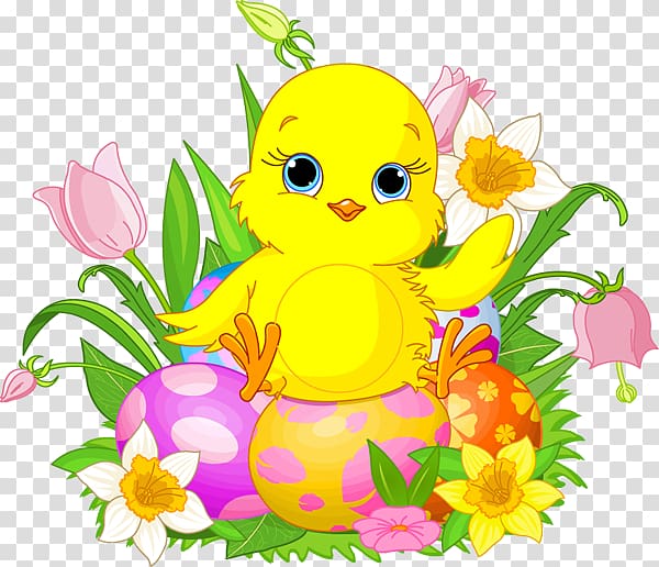 Easter Bunny Chicken The Easter chick , Easter transparent background PNG clipart