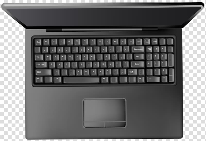 Computer keyboard Laptop Computer mouse, top view angle transparent background PNG clipart