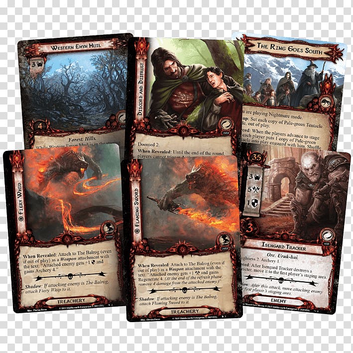 The Lord of the Rings: The Card Game Fantasy Flight Games, lord of the rings transparent background PNG clipart