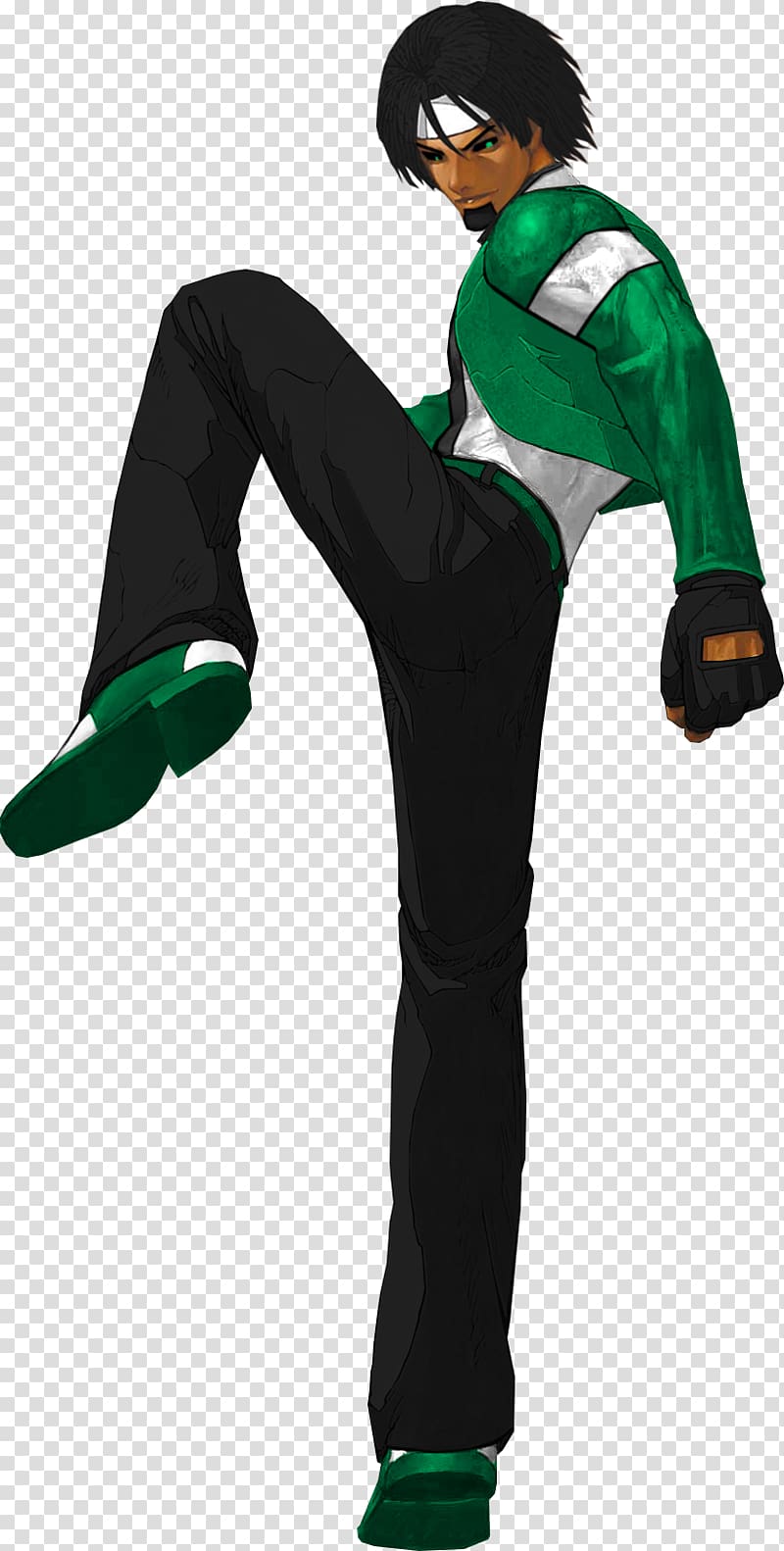 Green Costume Character, mugen transparent background PNG clipart