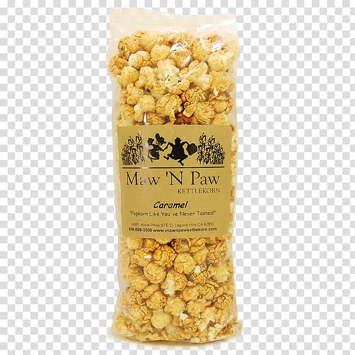 Popcorn Kettle corn Caramel corn Breakfast cereal, popcorn transparent background PNG clipart