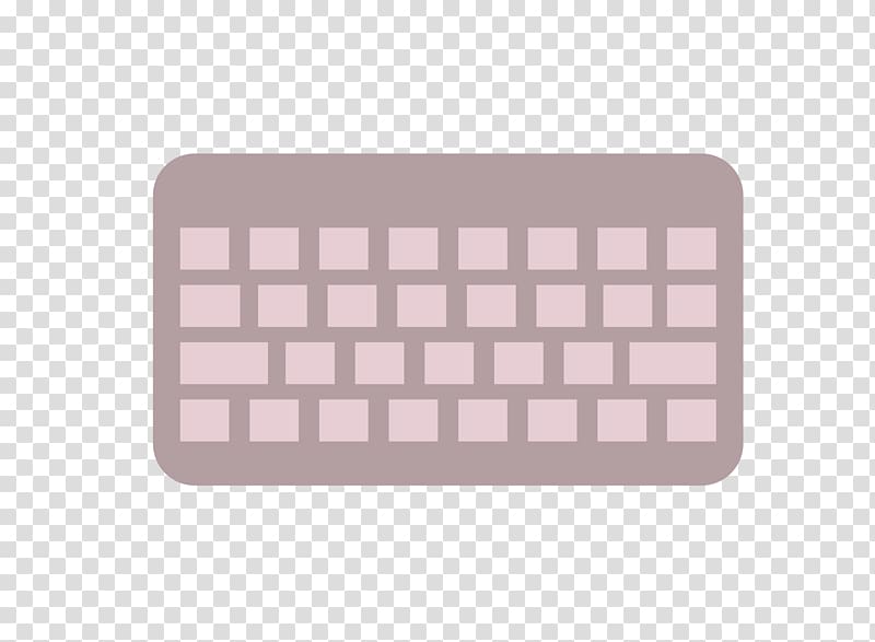 Computer keyboard Laptop Keycap Happy Hacking Keyboard Cherry, Cartoon lavender keyboard material transparent background PNG clipart