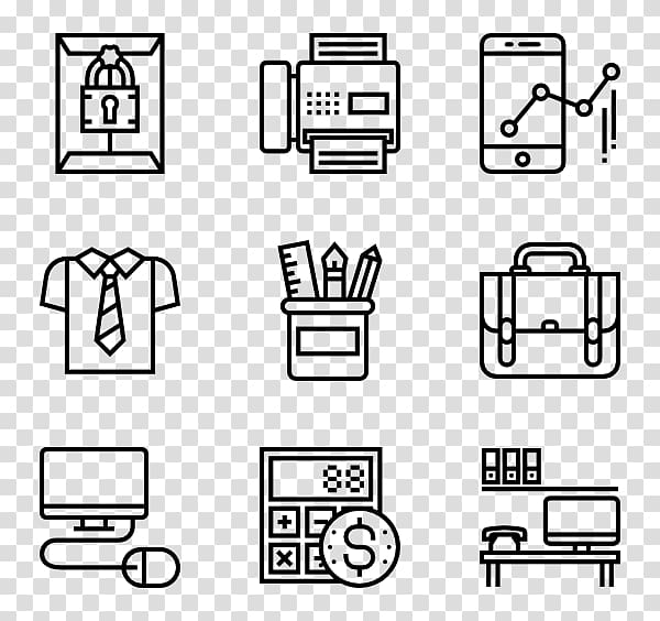 Computer Icons Printing Icon design, business elements transparent background PNG clipart