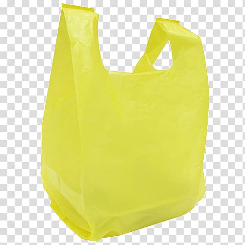 yellow plastic bag, Shopping Bags & Trolleys Plastic Packaging and labeling Handbag, plastic bag transparent background PNG clipart