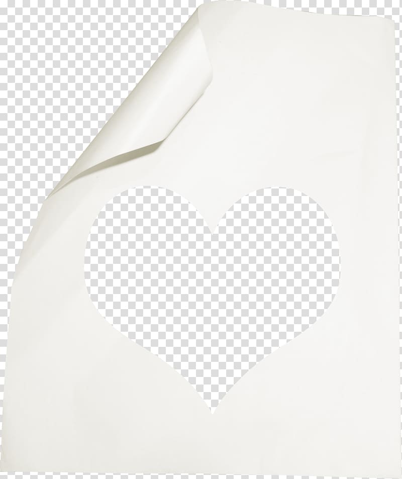 paper heart transparent background PNG clipart