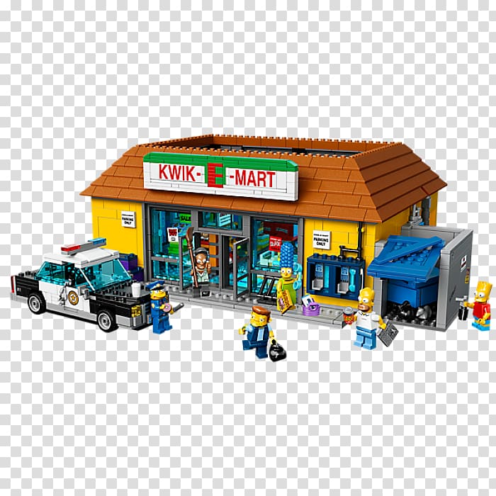 Kwik-E-Mart The Lego Simpsons Series Lego minifigure Apu Nahasapeemapetilon, toy transparent background PNG clipart