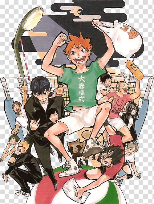 Haikyu!! Manga Comics Audio drama in Japan Weekly Shōnen Jump, sticker limited edition transparent background PNG clipart