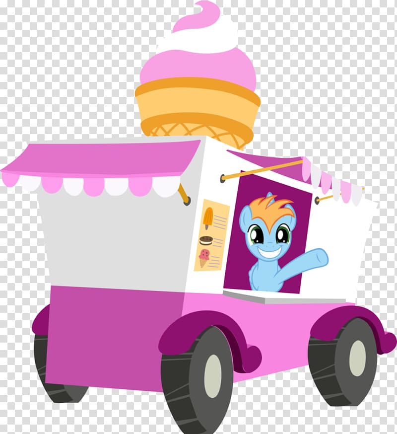 Ice cream van Slush Ice cream cart, vektor transparent background PNG clipart