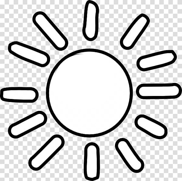 Outline , Sun transparent background PNG clipart