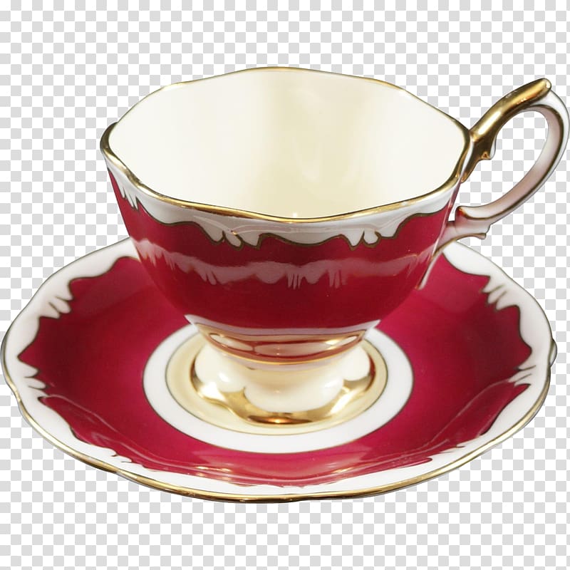 Tableware Earl Grey tea Saucer Coffee cup Porcelain, saucer transparent background PNG clipart