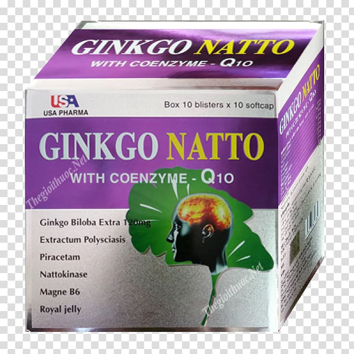 Ginkgo biloba Nattō Nattokinase Dietary supplement Coenzyme Q10, Tai Thong Odeon Restaurant transparent background PNG clipart