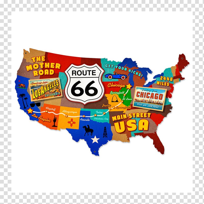 U.S. Route 66 in New Mexico Road map Road map, road transparent background PNG clipart