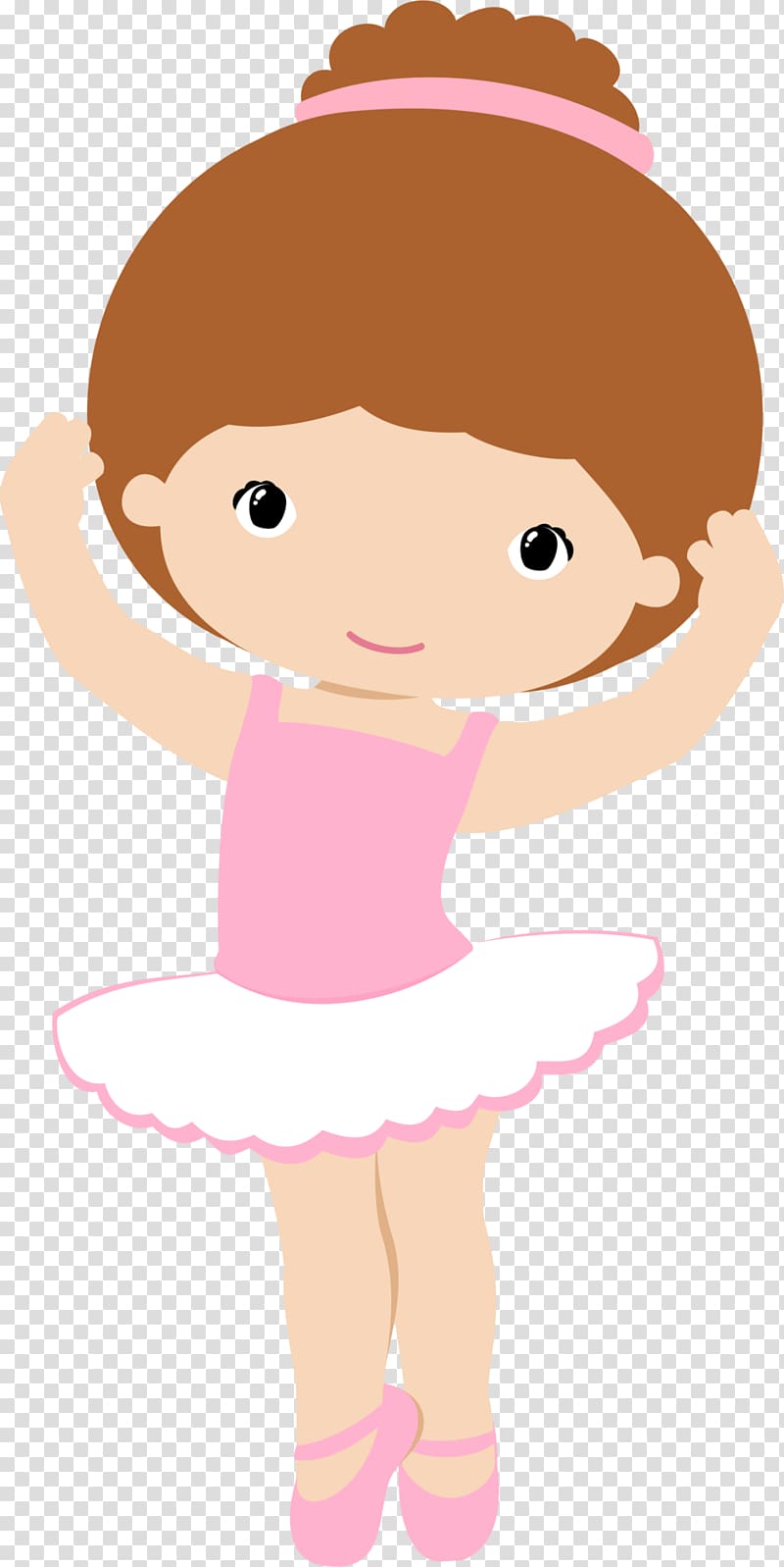 watercolor Ballerina clipart, pink Ballerina, Cute ballet