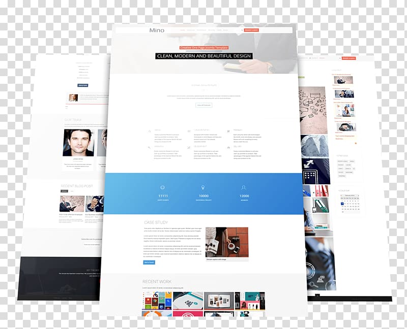 Responsive web design Template Joomla Document, imprint template transparent background PNG clipart