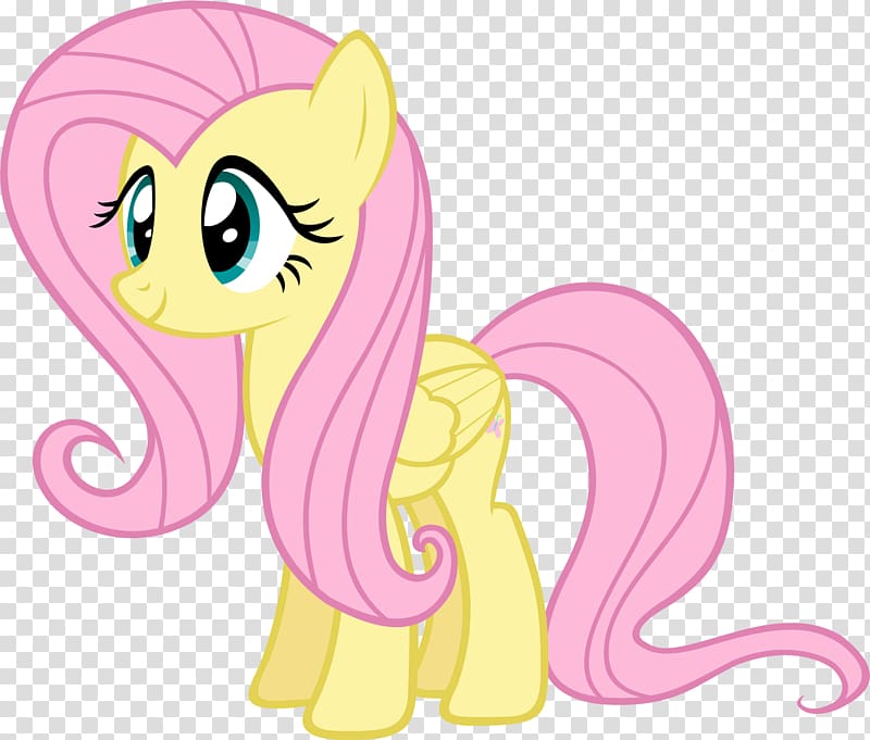 Fluttershy Pinkie Pie Applejack Rarity Pony, pegasus hair transparent background PNG clipart