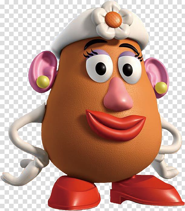 Ms. Potato Head digital illustration, Toy Story 2: Buzz Lightyear to the Rescue Rapunzel Mr. Potato Head Character, Lovely Eggs transparent background PNG clipart