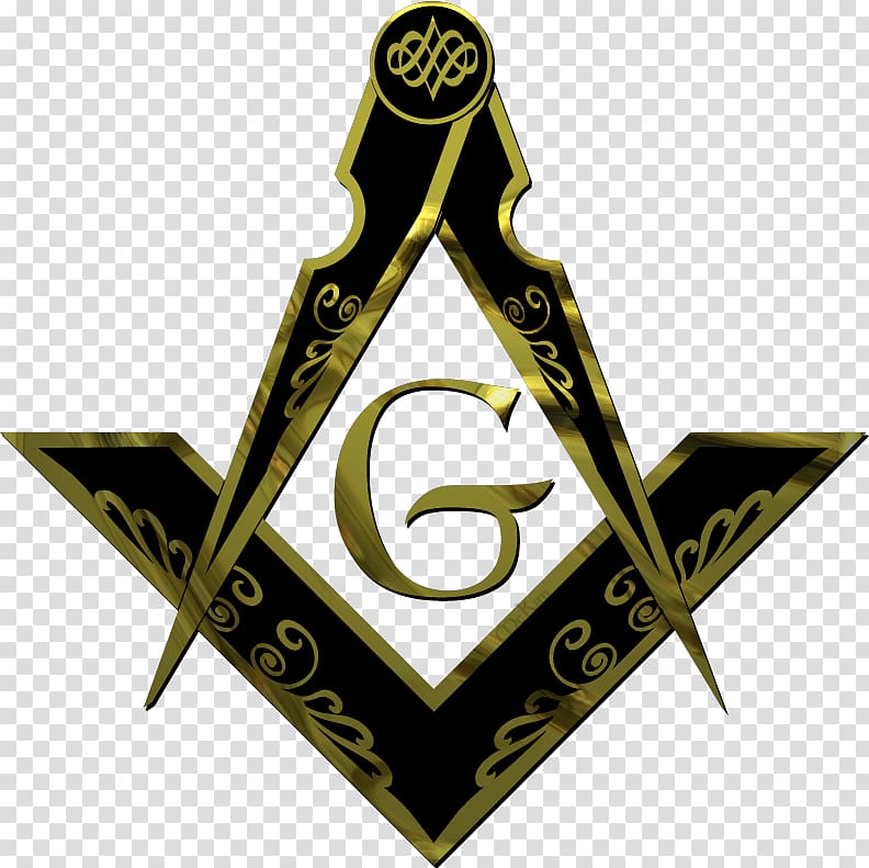 black and yellow G logo, Square and Compasses Freemasonry Masonic lodge Square and Compass, Worth Matravers , black gold transparent background PNG clipart