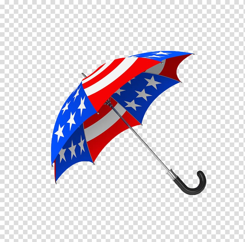 Flag of the United States Umbrella Illustration, umbrella transparent background PNG clipart