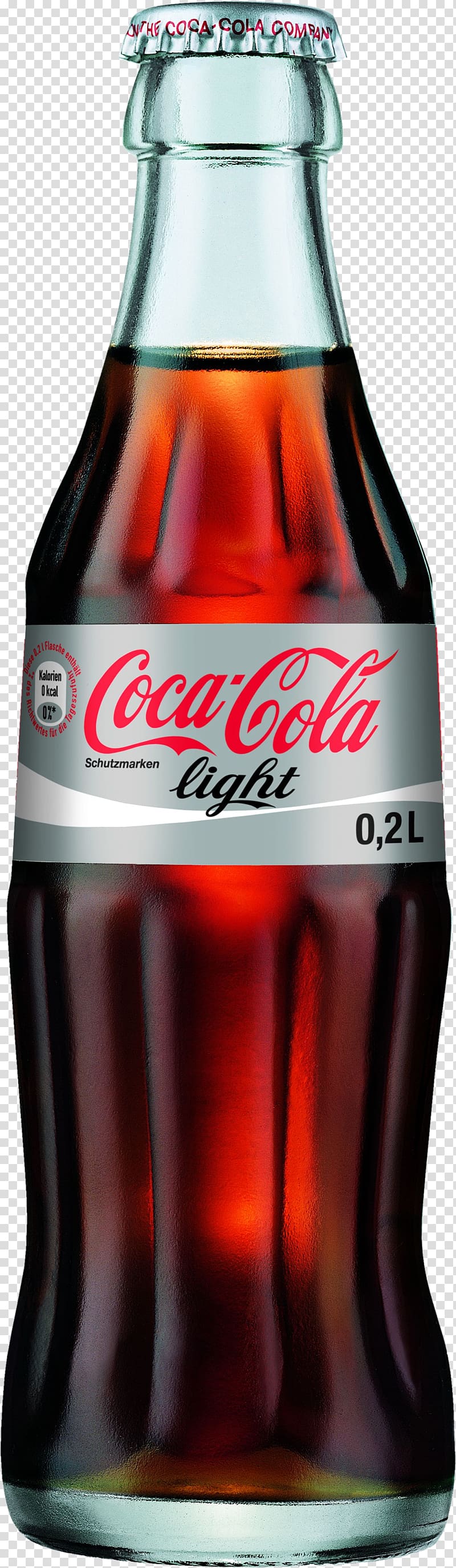 0,2 L Coca-Cola Light bottle, Coca-Cola Soft drink Diet Coke Bottle, Coca cola bottle transparent background PNG clipart