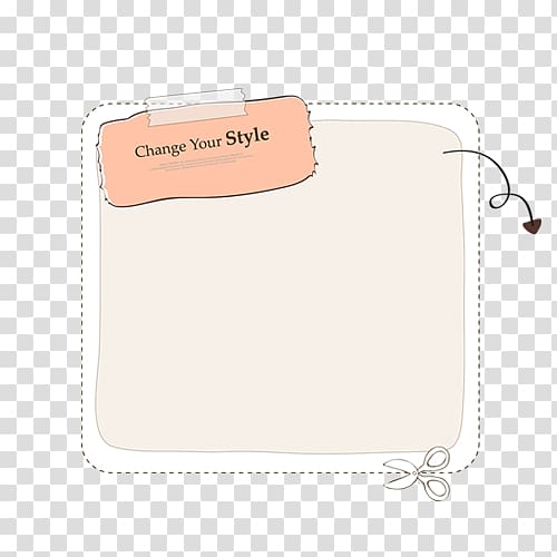 Post It Note Clipart Transparent Background, Cartoon Hand Drawn