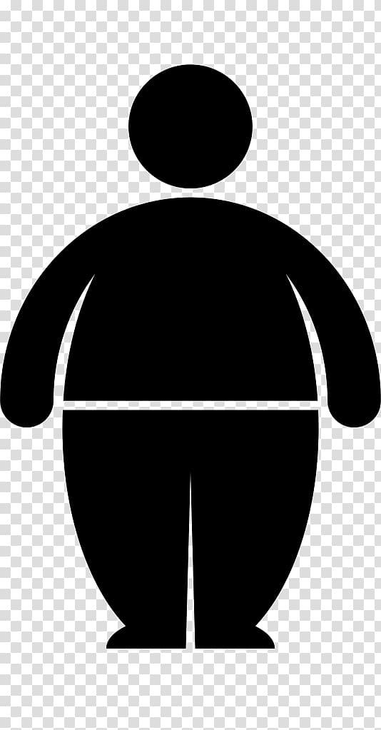 human sign illustration, Childhood obesity Overweight Computer Icons, fat transparent background PNG clipart