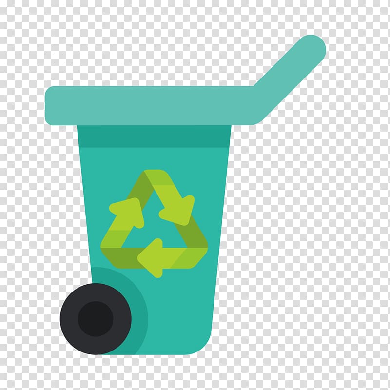Waste container, Green trash can transparent background PNG clipart