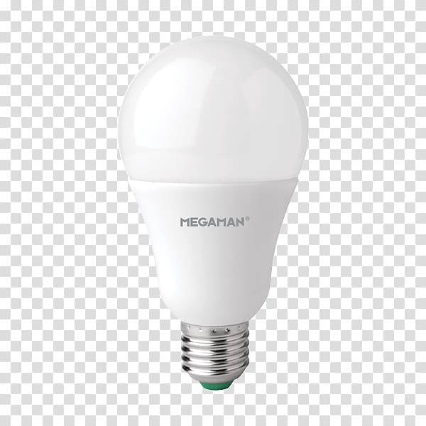 Lighting LED lamp Edison screw Megaman, light transparent background PNG clipart