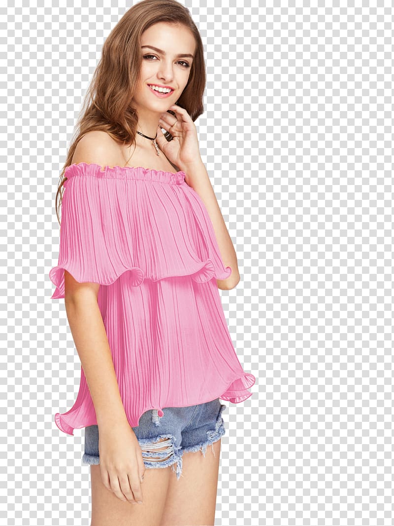 woman wearing pink strapless top, Woman Smile Ramallah Icon, Smiling woman transparent background PNG clipart