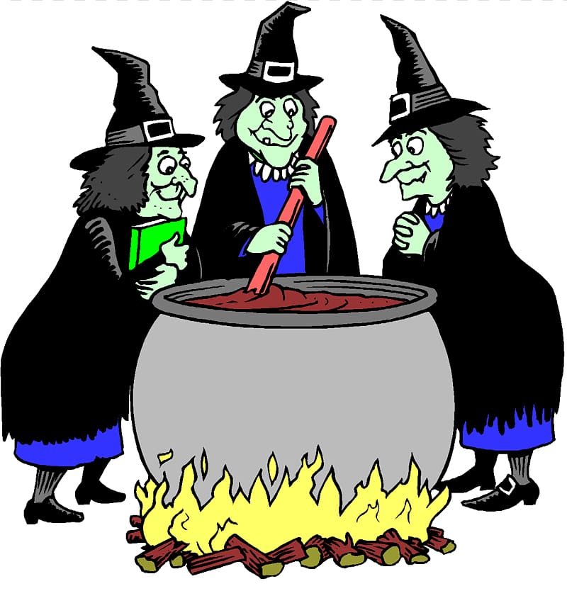 Macbeth Three Witches Witchcraft , Witches transparent background PNG clipart