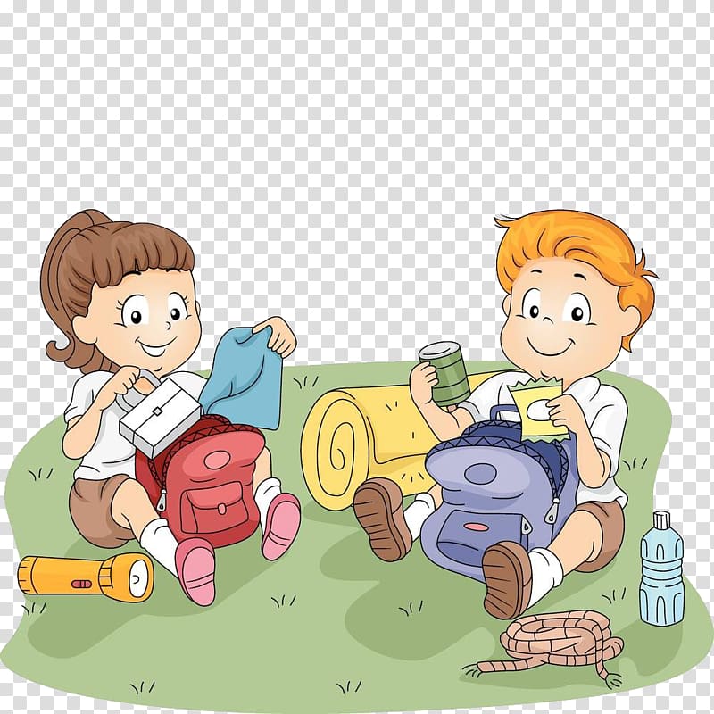 , Children picnic transparent background PNG clipart