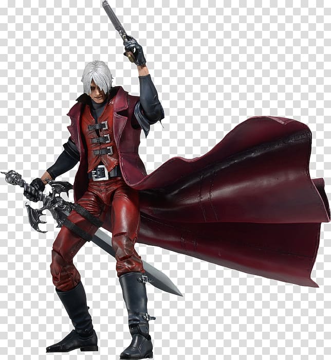Devil May Cry 4 Dante Action Toy Figures National Entertainment Collectibles Association Devil May Cry Transparent Background Png Clipart Hiclipart - project devil may cry roblox