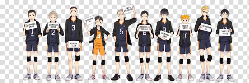 Haikyu!! Shoyo Hinata Karasuno High School Volleyball Club Anime Manga, Haikyu transparent background PNG clipart