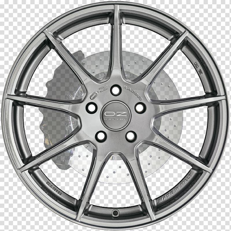 Alloy wheel OZ Group Car Rim Spoke, car transparent background PNG clipart