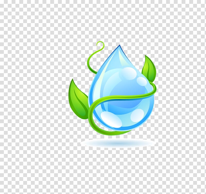 Drop Boring Water Information, Green leaf water drops transparent background PNG clipart
