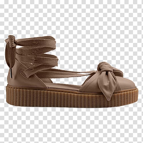 Puma Creeper Ballet Lace Shoe Sandal Fenty Beauty, sandal transparent background PNG clipart