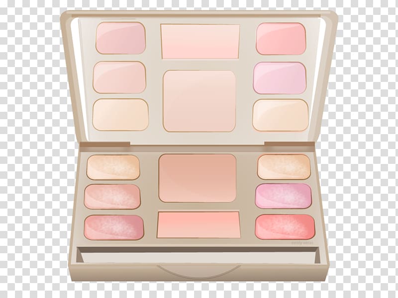 Eye Shadow Face Powder Cosmetics Lipstick Lip gloss, Makeup Palette transparent background PNG clipart