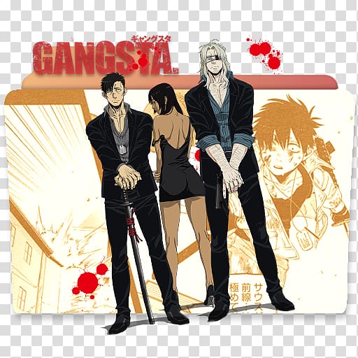 Gangsta MyAnimeList Manga Music, GANGSTER transparent background PNG clipart