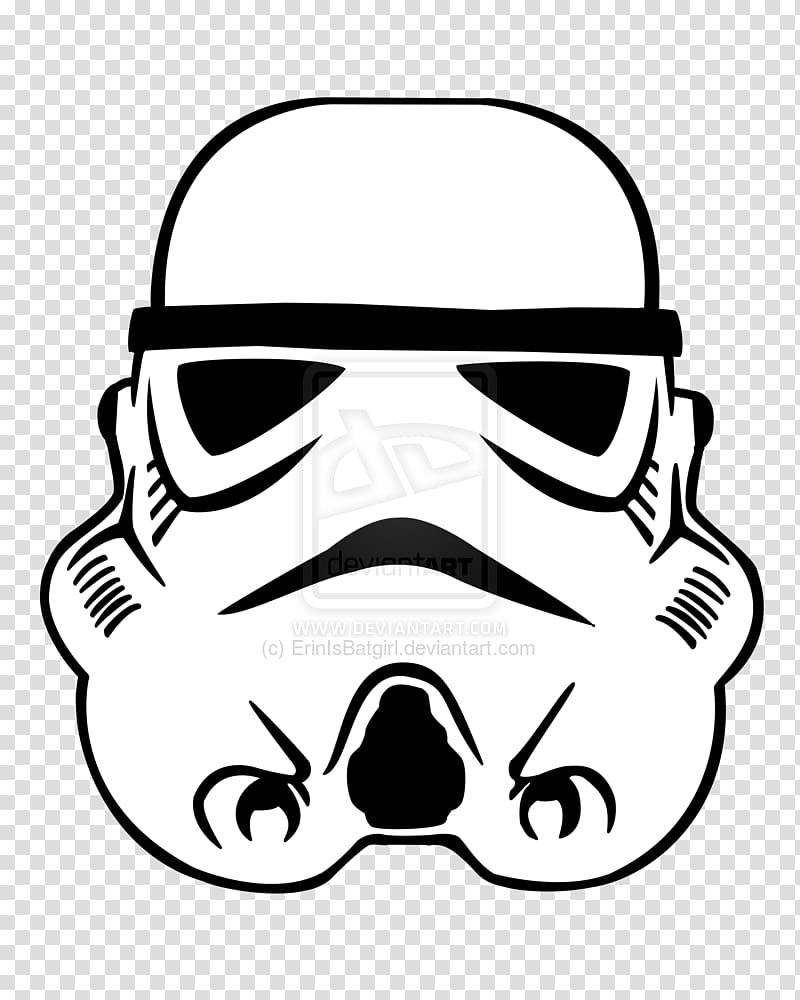 Anakin Skywalker Stormtrooper Stencil Star Wars Airbrush, stormtrooper transparent background PNG clipart