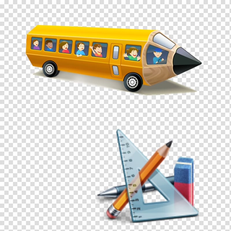 Bus Student Denver Public Schools Education, Creative Child transparent background PNG clipart
