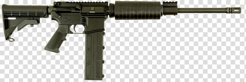 Firearm 5.56×45mm NATO Colt\'s Manufacturing Company AR-15 style rifle Colt AR-15, weapon transparent background PNG clipart