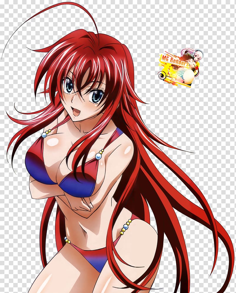 Rias Gremory Anime High School DxD Mangaka Anime transparent