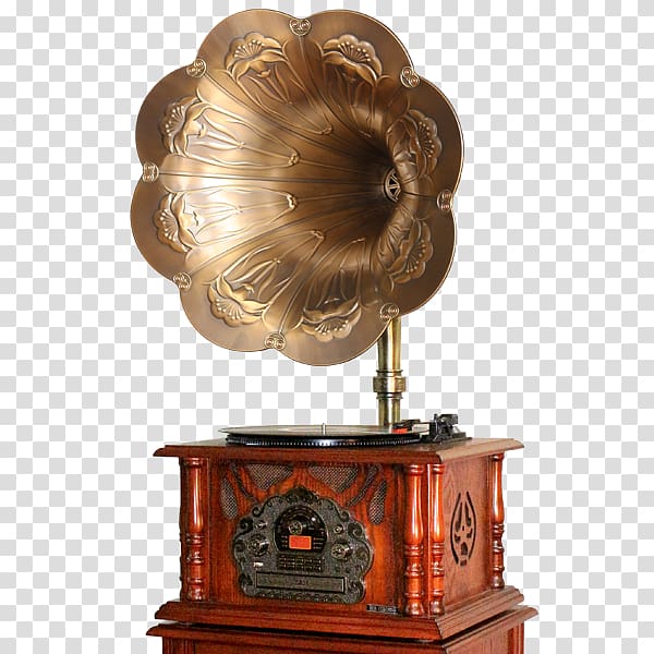 Antique radio Phonograph Woofer Antique radio, gramophone transparent background PNG clipart