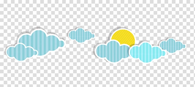 Cloud Cartoon, The cartoon hides the moon behind the clouds transparent background PNG clipart