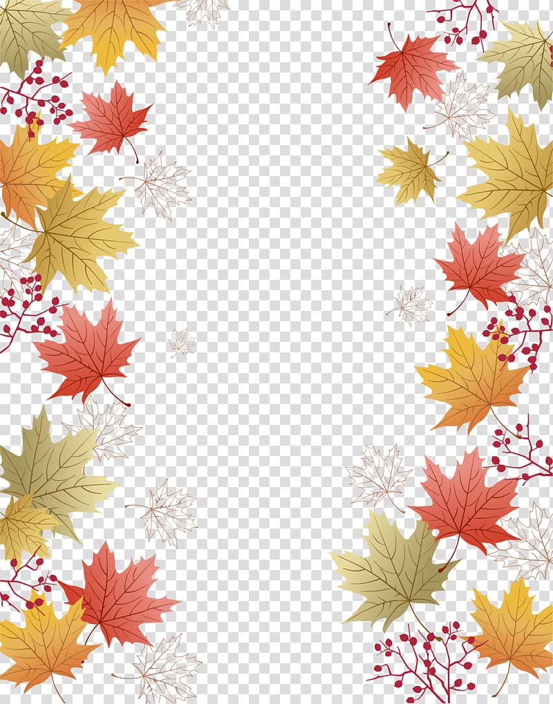 Maple leaf Autumn leaf color, autumn leaves transparent background PNG clipart