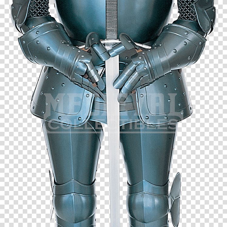 Plate armour Knight Body armor Components of medieval armour, Knight transparent background PNG clipart