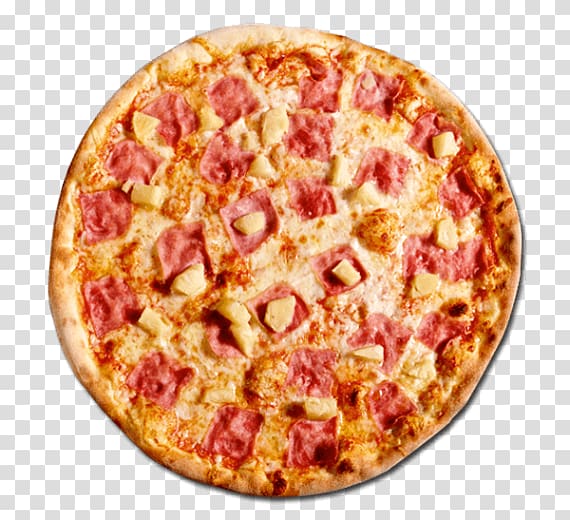 California-style pizza Sicilian pizza Ham Tomato sauce, pizza transparent background PNG clipart